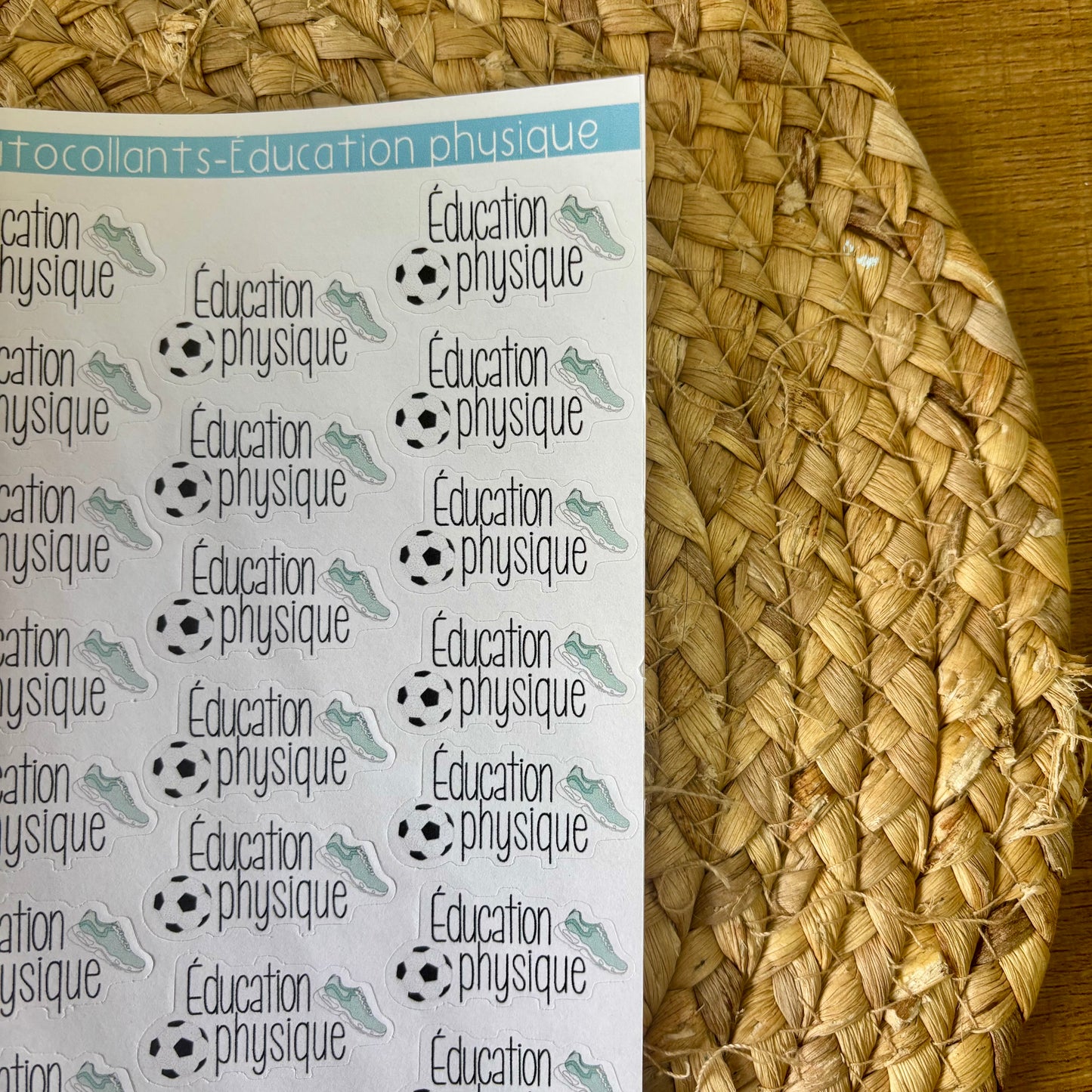 Autocollants- Éducation physique