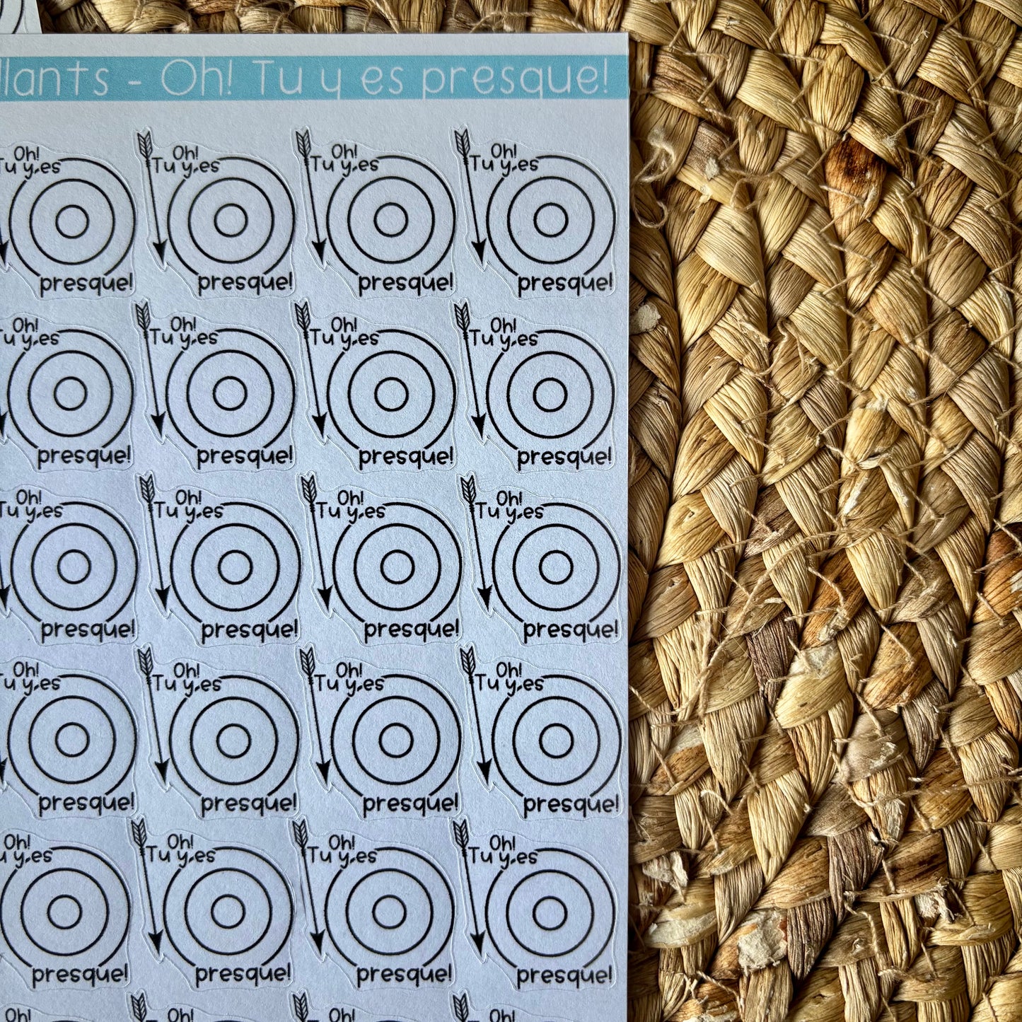 Autocollants- Oh! Tu y es presque!