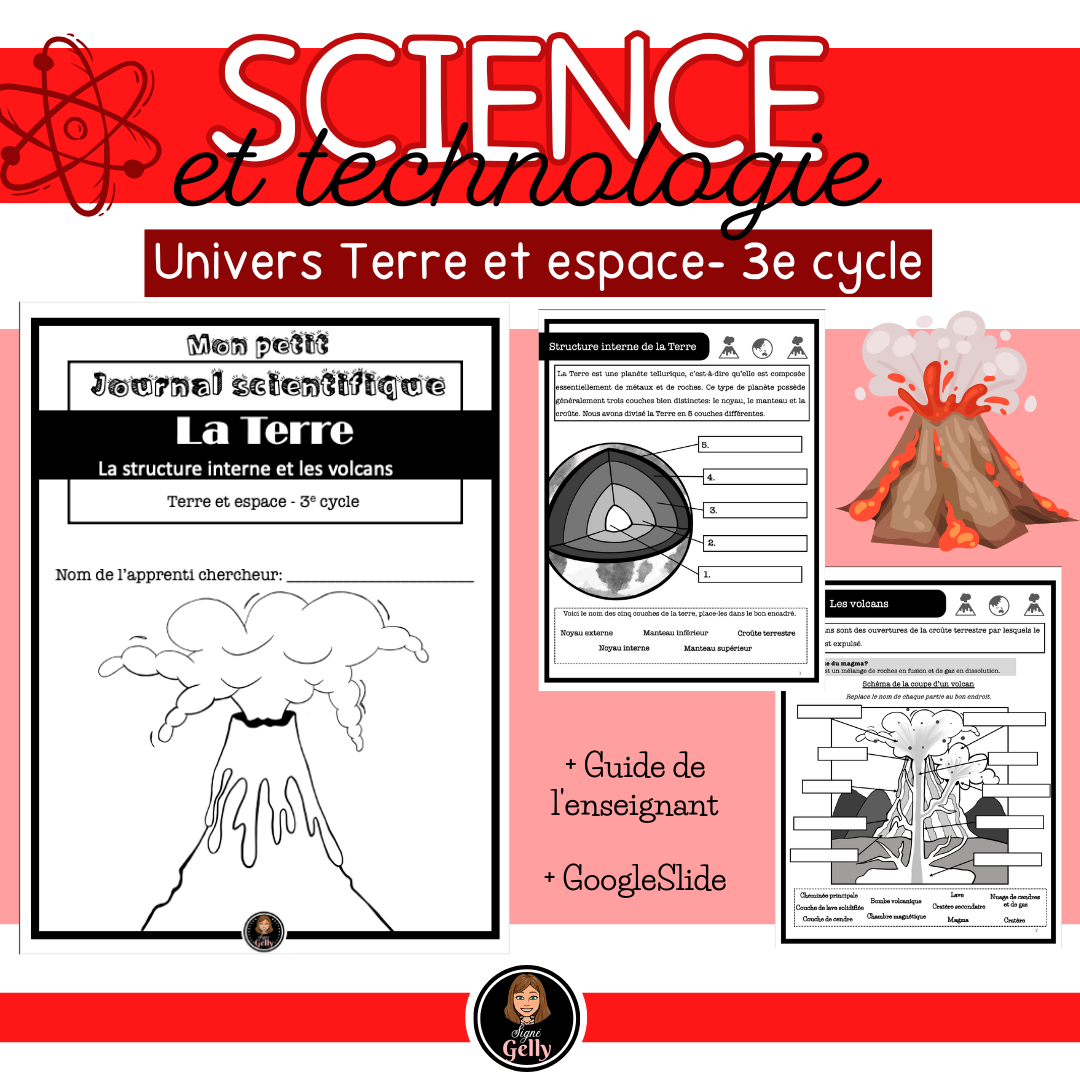 Mon petit journal scientifique- Les volcans