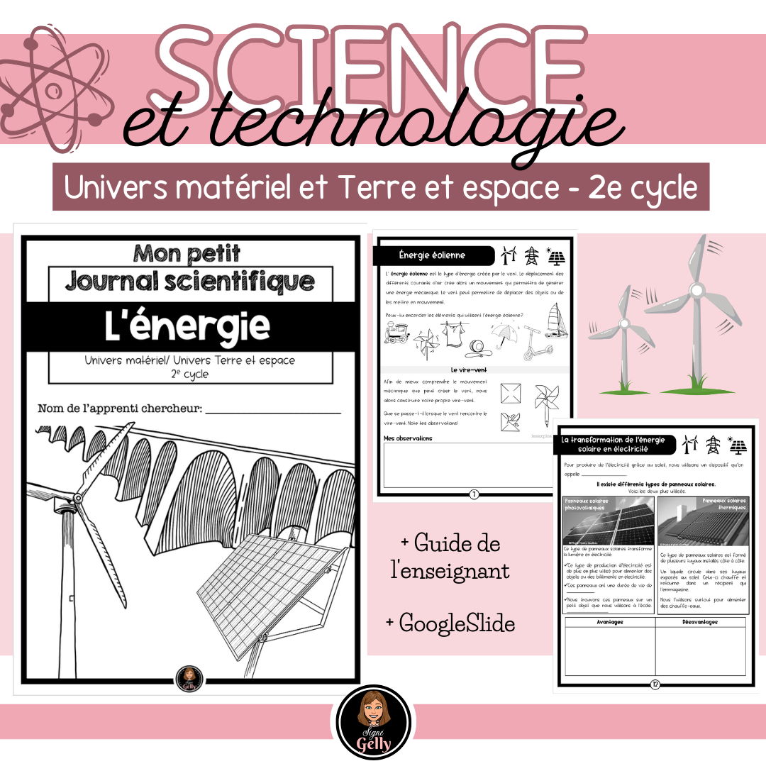 Mon petit journal scientifique- L'énergie