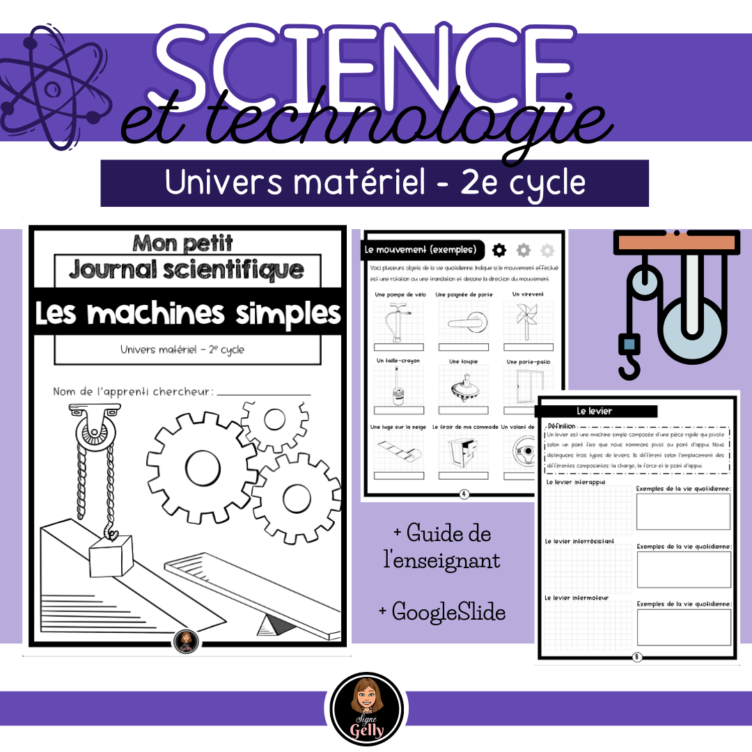 Mon petit journal scientifique- Machines simples