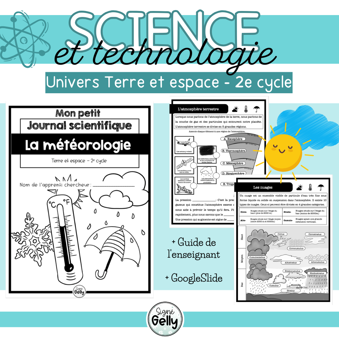 Mon petit journal scientifique- Météorologie