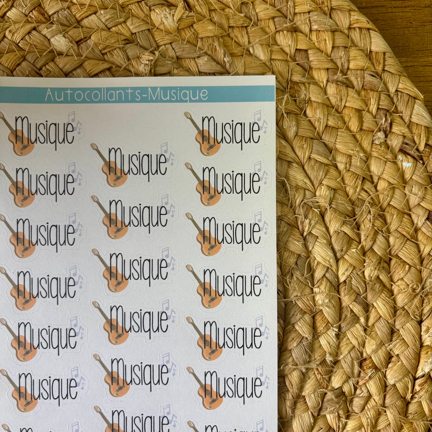 Autocollants- Musique