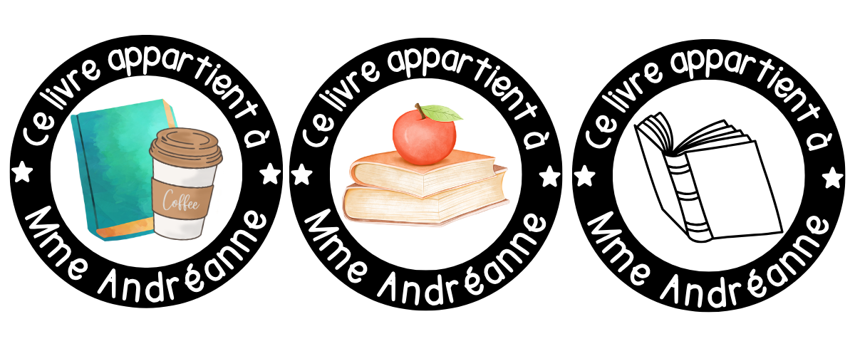 Autocollant- Identification de livres