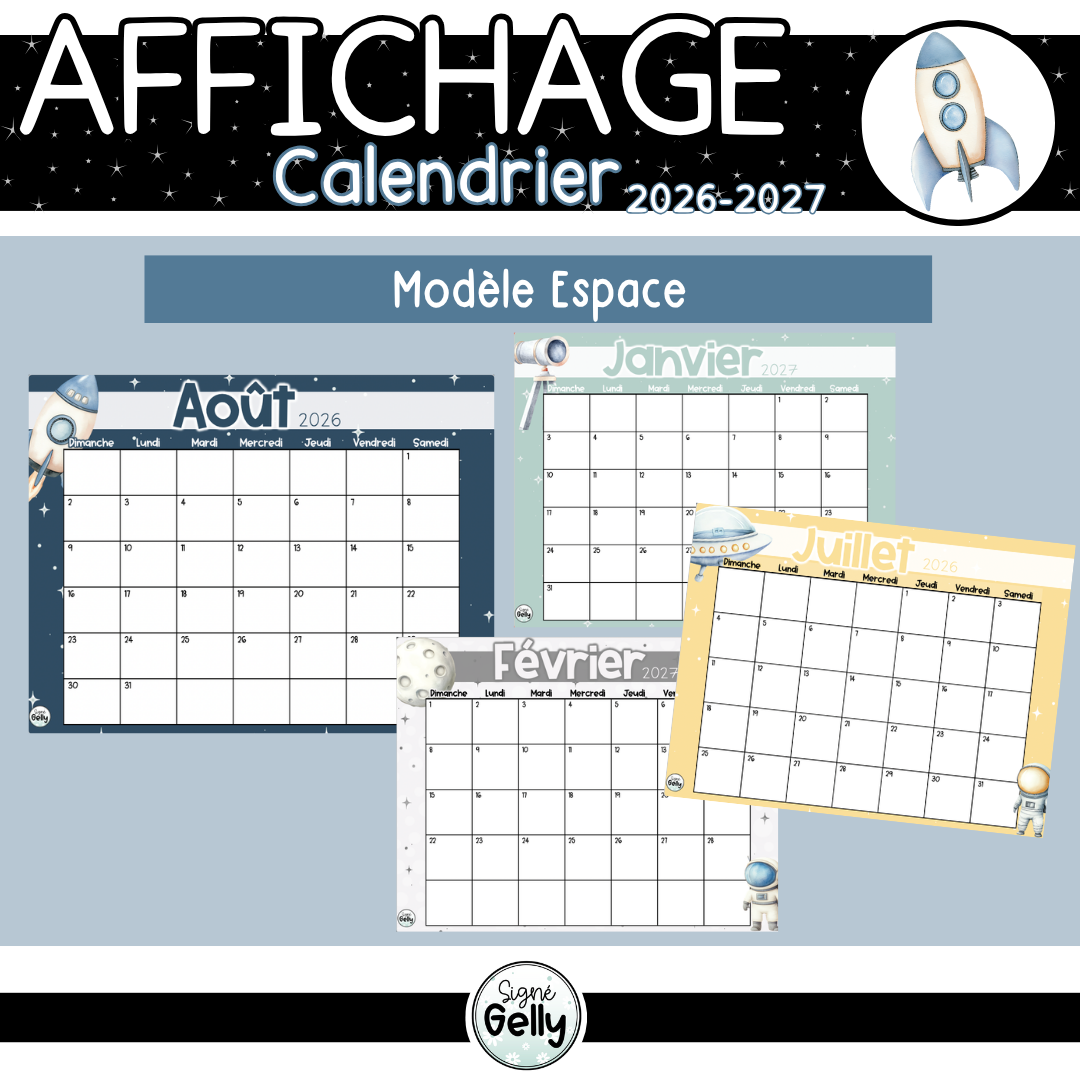 Calendriers 2026-2027_ Espace