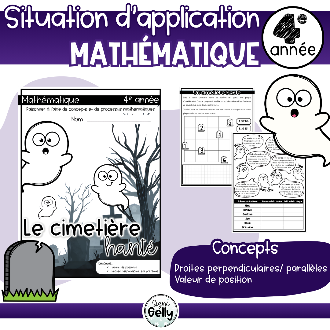 Situation d'application- Le cimetière hantée