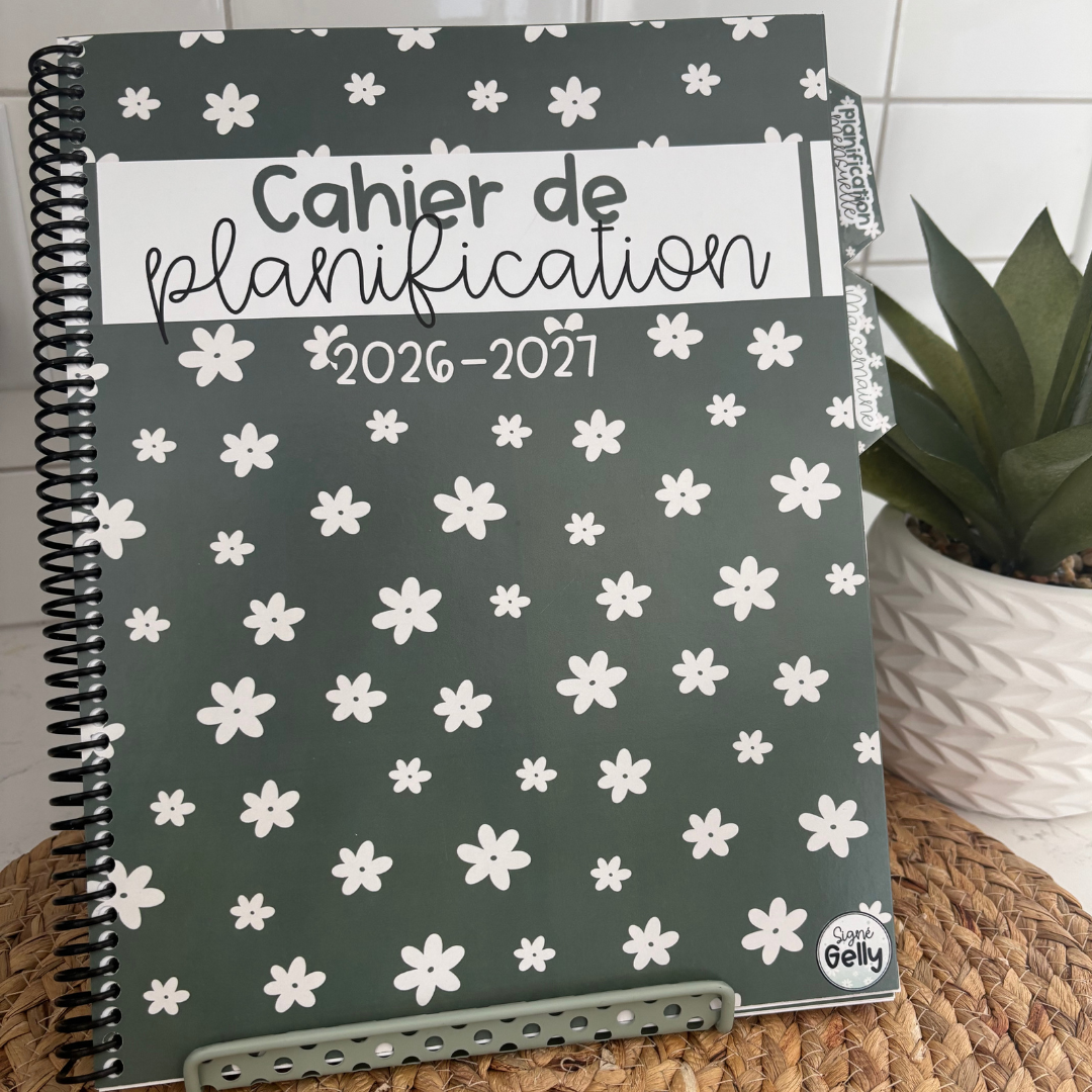 Cahier de planification 2026-2027