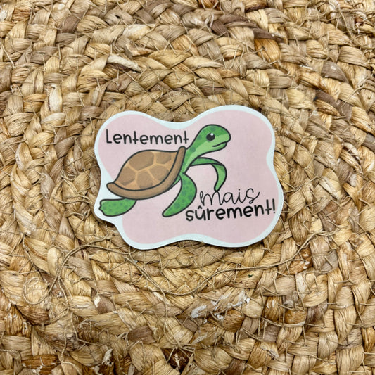 Gros autocollant- Tortue