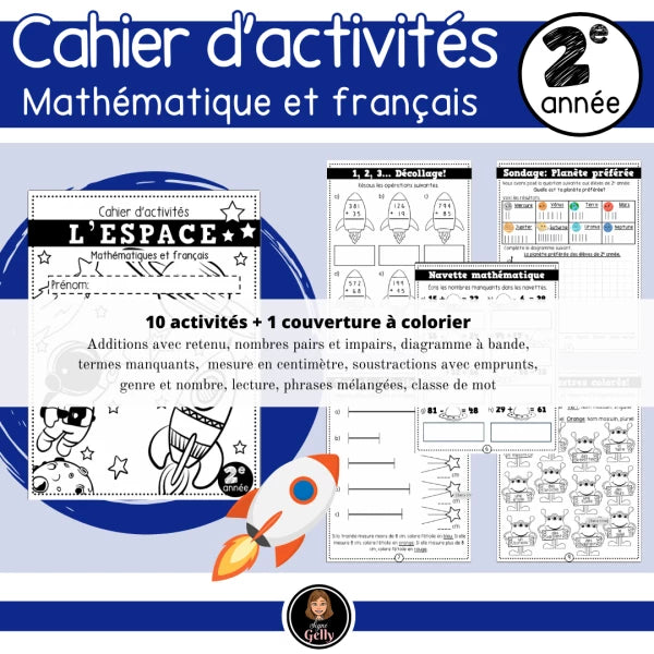 Cahier d'activité 2e année- L'espace