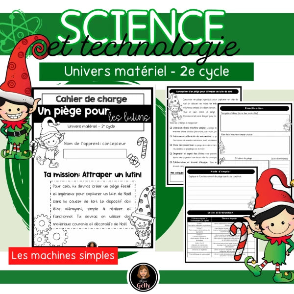 Un piège pour les lutins- Cahier de charge