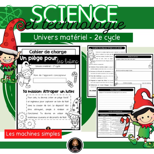 Un piège pour les lutins- Cahier de charge