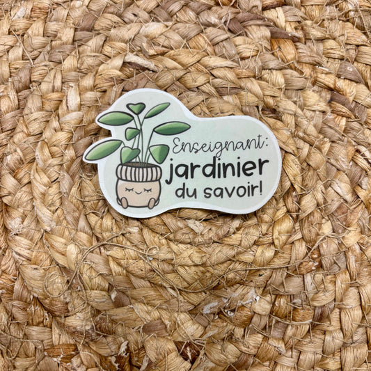 Gros autocollant- Plante