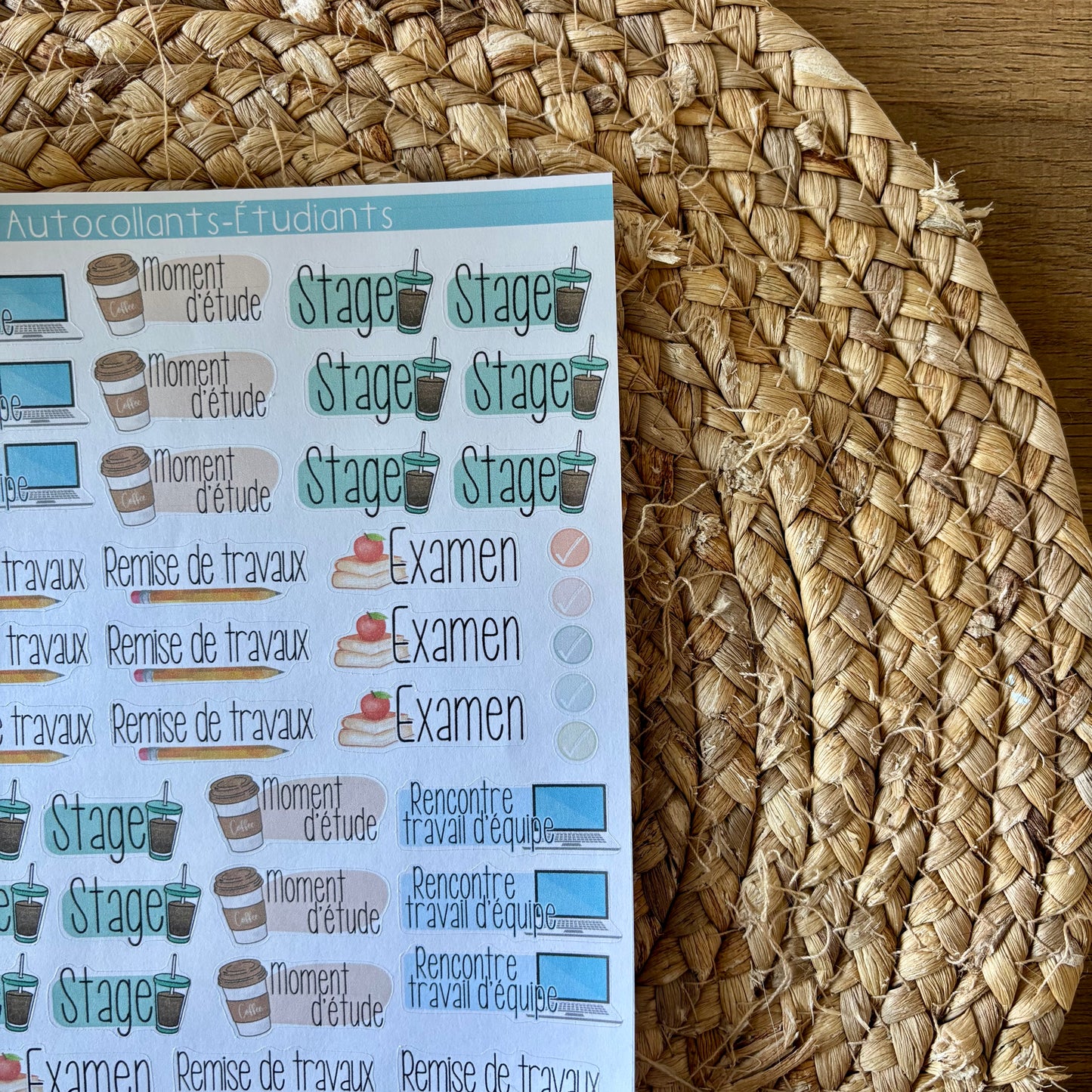 Autocollants- Étudiants