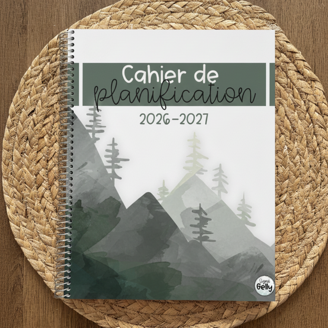Cahier de planification 2026-2027