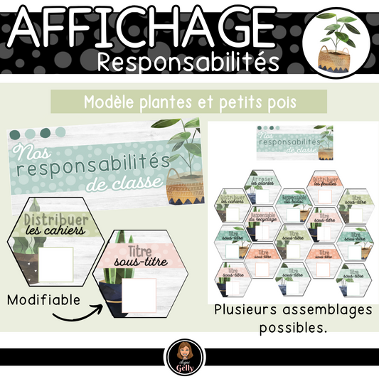 Responsabilités- Plantes et petits pois