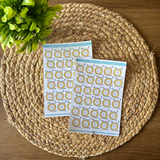 Autocollants- Cible atteinte!