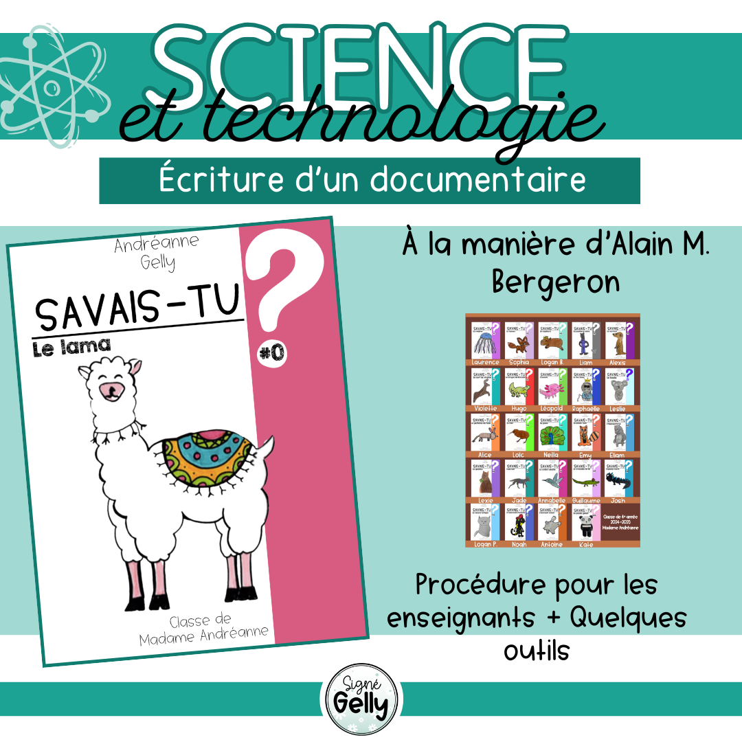 Écriture documentaire_ Procédure «Savais-tu ?»