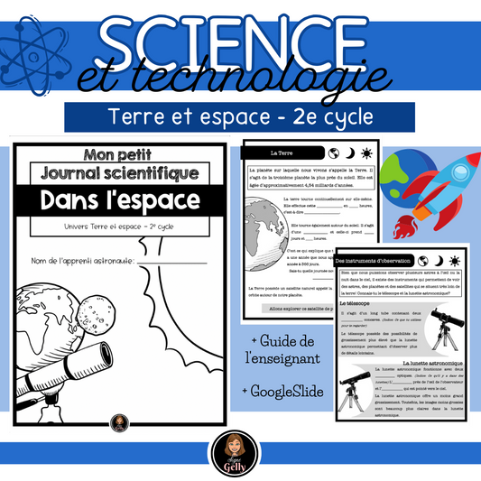 Mon petit journal scientifique- L'espace