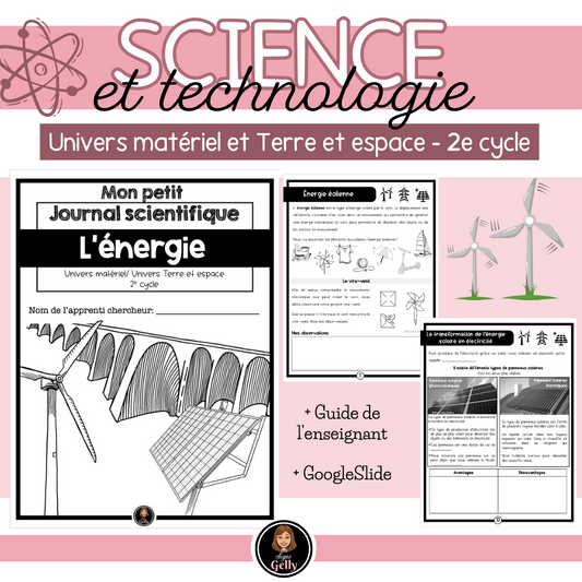 Mon petit journal scientifique- L'énergie