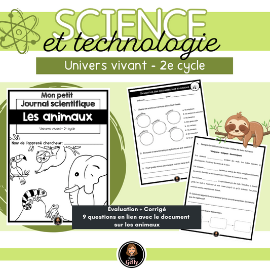 Évaluations sur les animaux