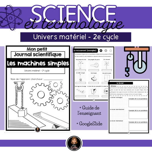 Mon petit journal scientifique- Machines simples