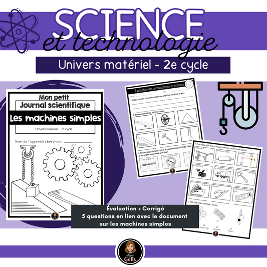 Évaluation sur les machines simples