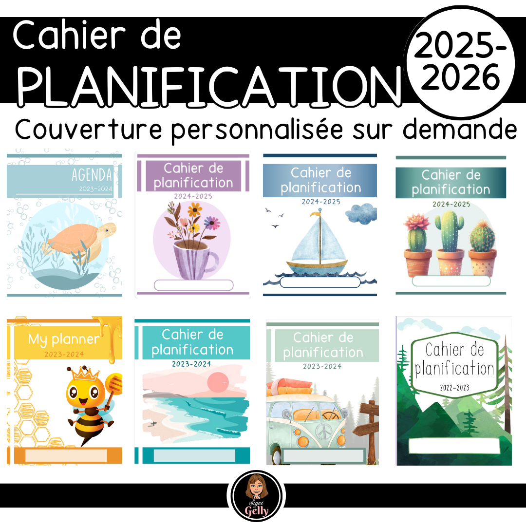 Planificateur 2025-2026- Primaire