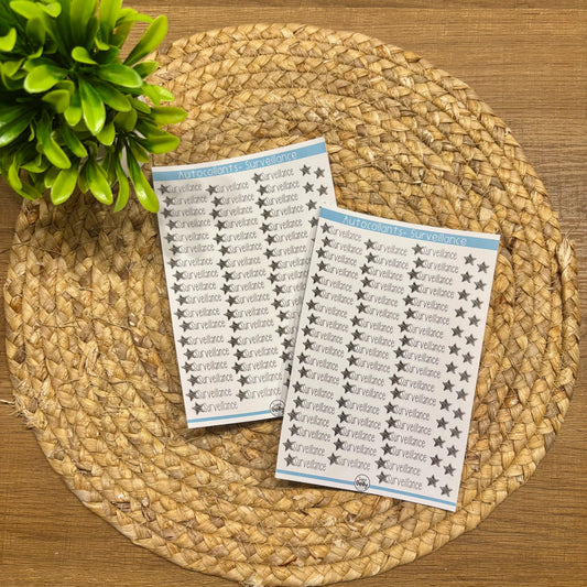 Autocollants- Surveillance