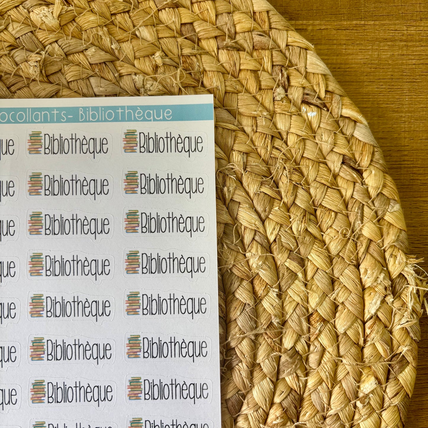 Autocollants- Bibliothèque