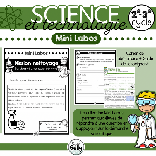 Mini labos  - Mission nettoyage