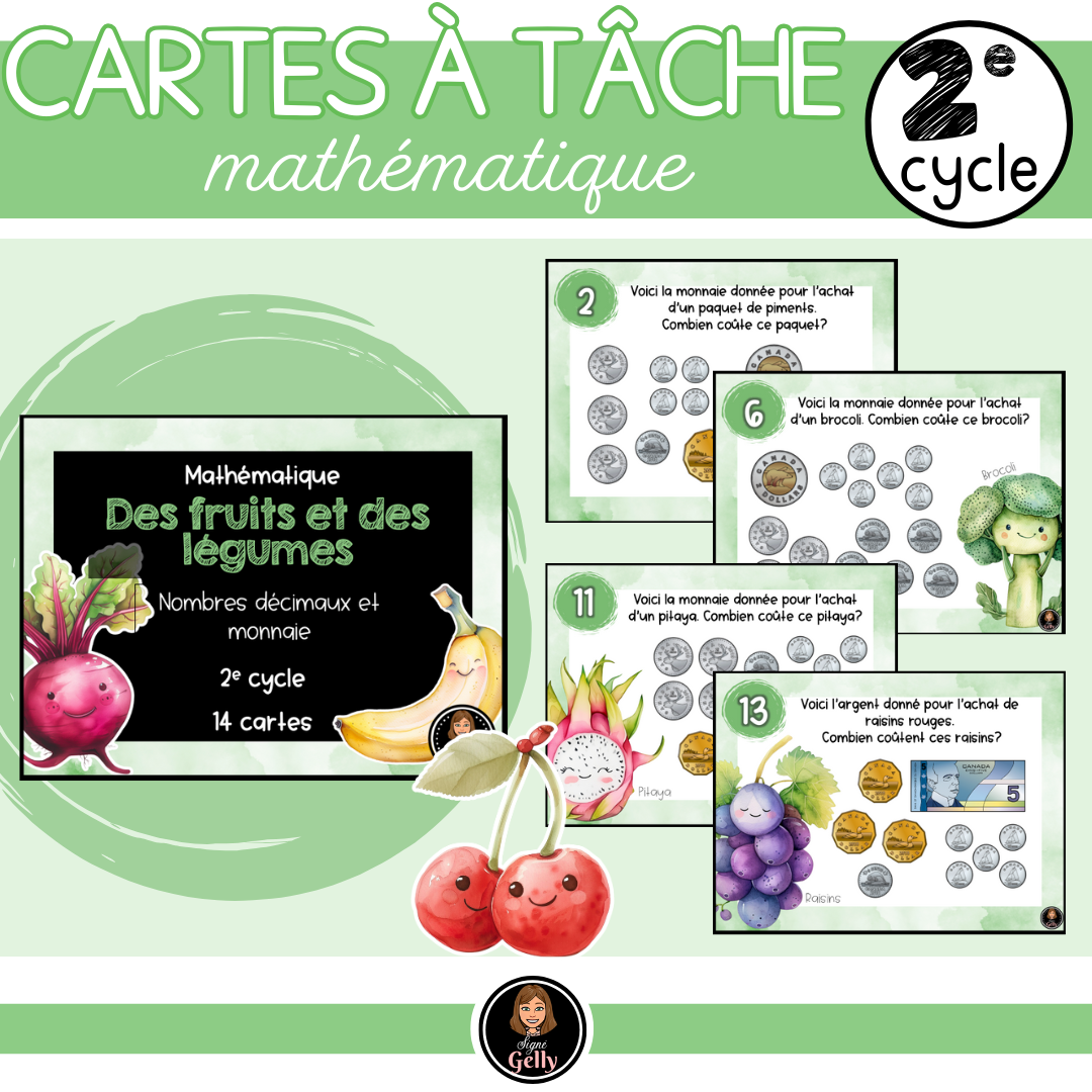 CAT- Le prix des fruits et des légumes