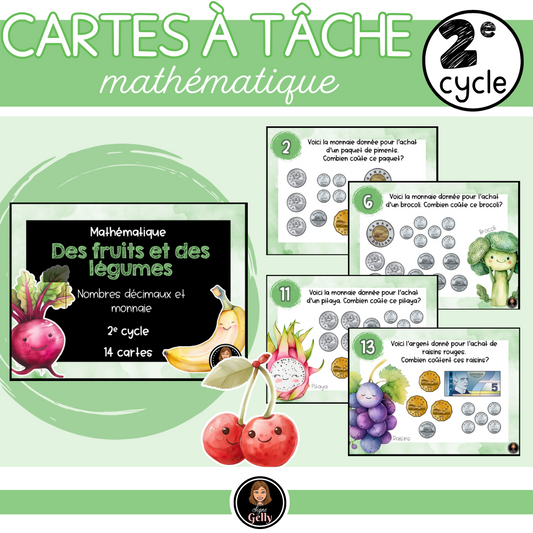 CAT- Le prix des fruits et des légumes
