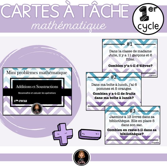 CAT-Mini-problèmes- Additions et soustractions