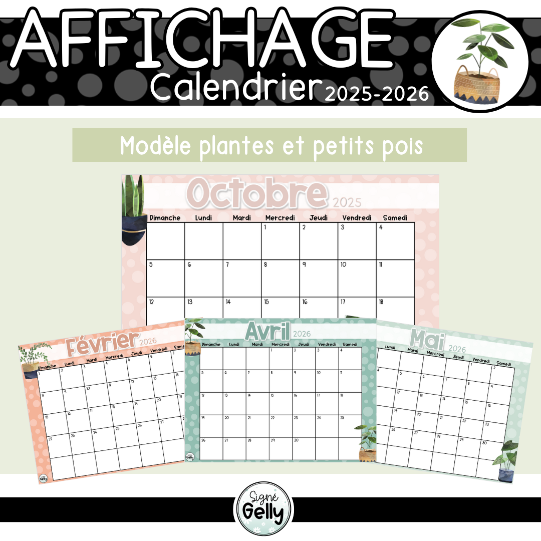 Calendriers 2025-2026_ Plantes&petitspois