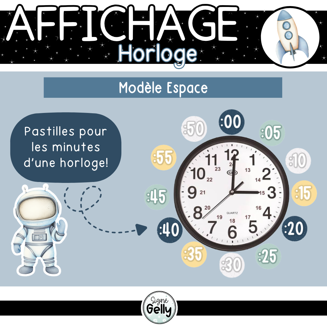 Horloge - Espace